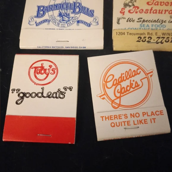Assorted Matchbook Collection - Multicolor Designs - Picture 4 of 10